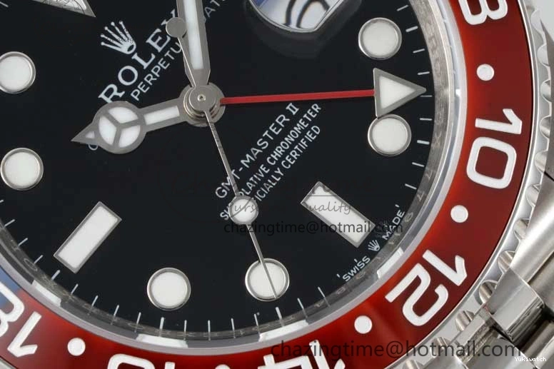 Ceramic Best 904L Blue CHS 1:1 VR3285 Edition Red II GMT-Master Steel 126710 BLRO APSF 0213